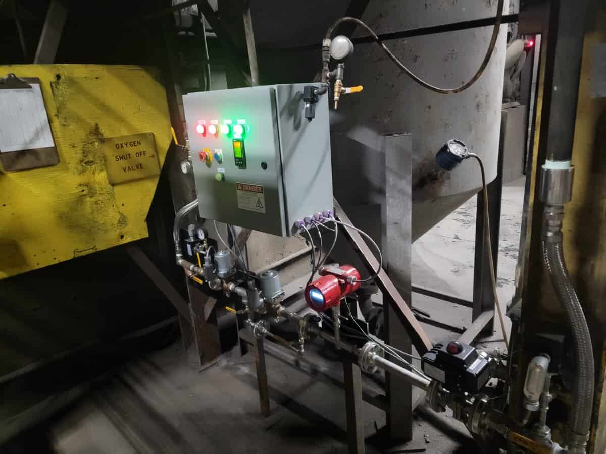 Upgraded Oxygen Control System For Cupola Melting Operations - Badger Foundry Badger Foundry - Upgraded Oxygen Control System For Cupola Melting Operations