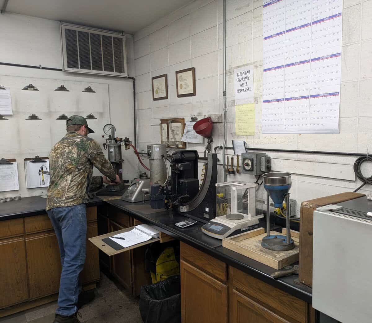 Badger Foundry Employee In The Lab.