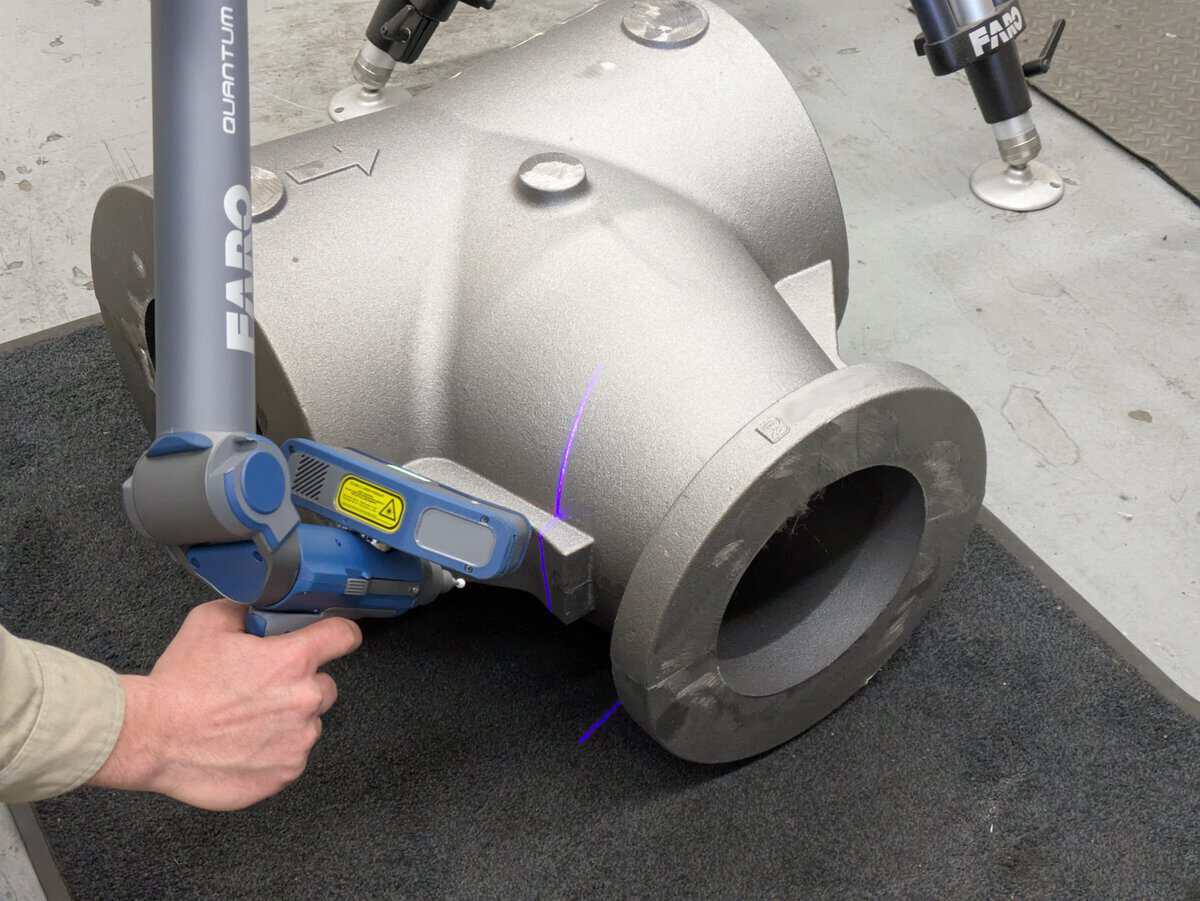 New Faro Arm Addition To Our Quality Department - Badger Foundry Badger Foundry - New Faro Arm Addition To Our Quality Department